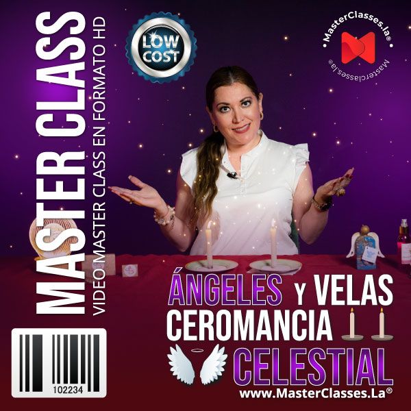 Curso Ángeles y Velas Ceromancia Celestial online con acceso inmediato y certificado.