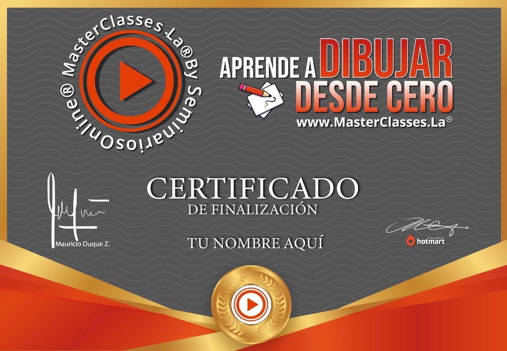 Certificado Aprende a Dibujar desde Cero