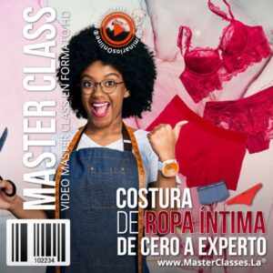 Curso online de Costura de Ropa Íntima de Cero a Experto para aprender confección y patronaje de lencería.