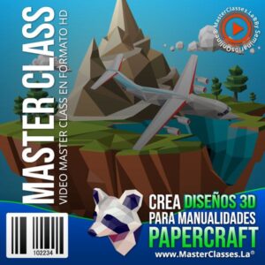 Curso Crea Diseños 3D para Manualidades Papercraft con acceso inmediato y certificado