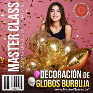 Curso online de Decoración de Globos Burbuja para aprender técnicas de decoración profesional para fiestas y eventos.