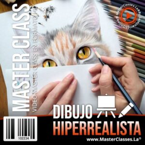 Curso online de Dibujo Hiperrealista con técnicas de grafito, lápices de color y certificado.