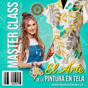 Curso online El Arte de la Pintura en Tela para aprender técnicas de pintura decorativa sobre tela.