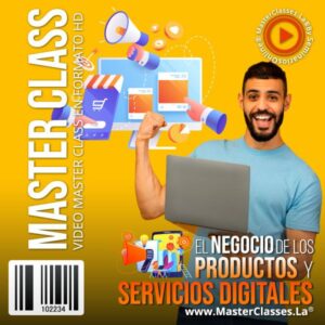 Curso El Negocio de los Productos y Servicios Digitales con acceso inmediato y certificado.