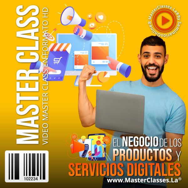 Curso El Negocio de los Productos y Servicios Digitales con acceso inmediato y certificado.