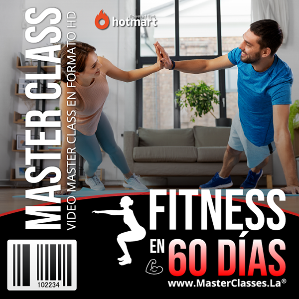 Curso online Fitness en 60 Días para mejorar la condición física con un programa progresivo de entrenamiento.
