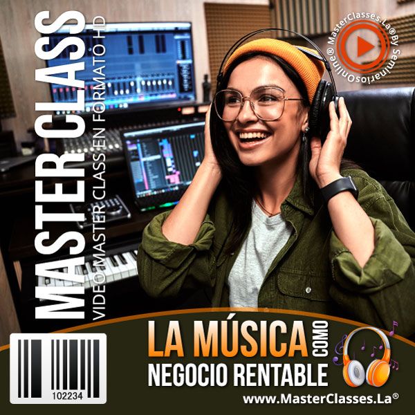 Curso La Música como Negocio Rentable online con acceso inmediato y certificado