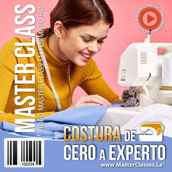 Curso Costura de Cero a Experto con acceso inmediato y certificado