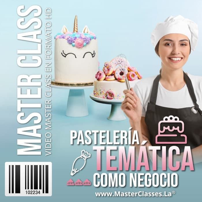 Curso Pastelería Temática como Negocio con acceso inmediato y certificado.