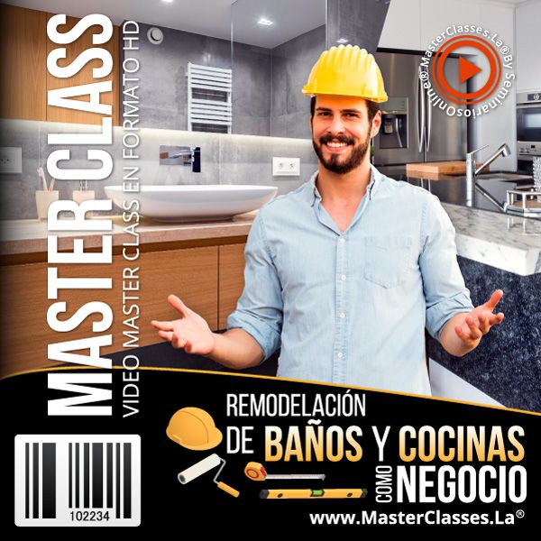 Curso Remodelación de Baños y Cocinas como Negocio online con acceso inmediato y certificado