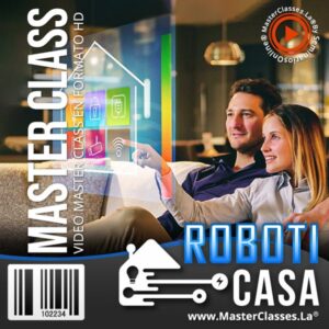Curso online RobotiCasa para aprender domótica y automatización del hogar con dispositivos inteligentes.