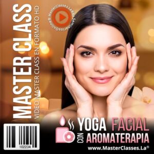 Curso online de Yoga Facial con Aromaterapia para aprender técnicas de masaje facial, relajación y cuidado natural del rostro.